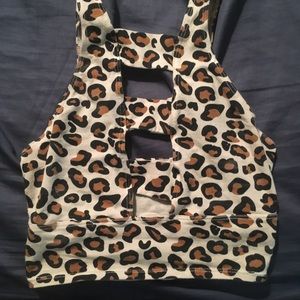 Cheetah crop top